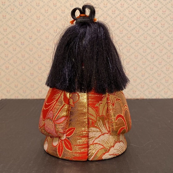 Japanese Vintage Handmade Dolls Gorgeous Kimonos Girl and Boy - Picture 5 of 14